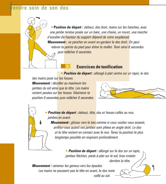 Prendre soin de son dos